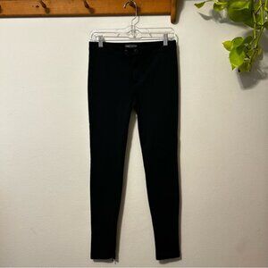 Vince Skinny Leg Black Trousers Size 4 FLAWED